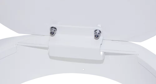 Wäscheabwurf Wäscheabwurf Einwurftüre für Rohr-Ø 250 mm, Anschluss rund, Metall weiß-RAL9016 - mit Schnapper & Griffmulde