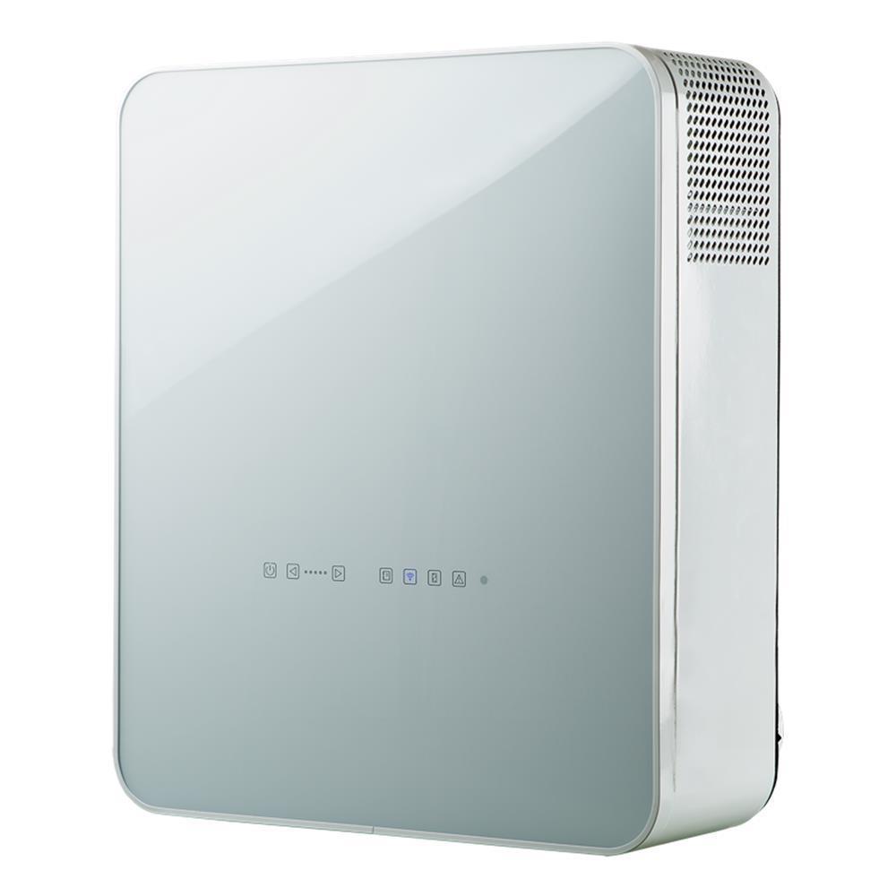 Blauberg Freshbox E-100-ERV- WiFi dezentrales Lüftungsgerät mit Enthalpie- Wärmetauscher und Vorheizregister